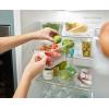 Joseph Joseph FridgeStore Egg Storage Caddy – Holds 12 Eggs, Easy-Access Handle and Wheels, BPA-Free Fridge Organizer(Small Bin)