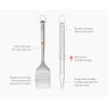 Joseph Joseph GrillOut 5-Piece Stainless Steel BBQ Utensil Set with Storage Case, Brush, Tongs, Turner & Fork, Retractable for compact storage, Easy-clean(2 piece)
