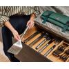 Joseph Joseph GrillOut 5-Piece Stainless Steel BBQ Utensil Set with Storage Case, Brush, Tongs, Turner & Fork, Retractable for compact storage, Easy-clean(3 piece)