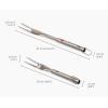 Joseph Joseph GrillOut 5-Piece Stainless Steel BBQ Utensil Set with Storage Case, Brush, Tongs, Turner & Fork, Retractable for compact storage, Easy-clean(3 piece)