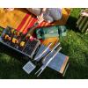 Joseph Joseph GrillOut 5-Piece Stainless Steel BBQ Utensil Set with Storage Case, Brush, Tongs, Turner & Fork, Retractable for compact storage, Easy-clean(5 piece)