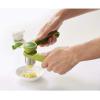 Joseph Joseph Helix Potato Ricer Masher Ergonomic Twist-Action Hand Manual Stainless Steel For Mashed Potato, Vegetable Purees, Stainless Steel, White(Green)