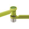 Joseph Joseph Helix Potato Ricer Masher Ergonomic Twist-Action Hand Manual Stainless Steel For Mashed Potato, Vegetable Purees, Stainless Steel, White(Green)