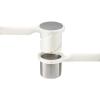 Joseph Joseph Helix Potato Ricer Masher Ergonomic Twist-Action Hand Manual Stainless Steel For Mashed Potato, Vegetable Purees, Stainless Steel, White(White)