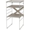 Joseph Joseph Level Adjustable Tier Shoe Rack Organizer, Durable Shelves and Sturdy Steel Frame, holds 4 Pairs(Single)