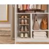 Joseph Joseph Level Adjustable Tier Shoe Rack Organizer, Durable Shelves and Sturdy Steel Frame, holds 4 Pairs(Single)