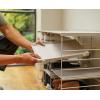 Joseph Joseph Level Adjustable Tier Shoe Rack Organizer, Durable Shelves and Sturdy Steel Frame, holds 4 Pairs(Triple)
