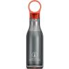 Joseph Joseph Loop™ Vacuum Insulated Water Bottle 500 ml (17 fl. oz) – Brushed/Anthracite(Coral)