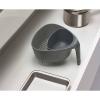 Joseph Joseph Nest Colanders Stackable Set with Easy-Pour Corners and Vertical Handle, 2-piece, Gray(Gray)