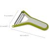 Joseph Joseph Nest Peel, Set of 2 space saving stainless steel peelers for compact kitchen storage, Dishwasher safe(2-Piece)