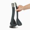 Joseph Joseph Nest Utensils Compact Stacking Kitchen Tool Set with Magnetic Storage Stand Nylon, 5-piece, Editions- Sky,Blue(Black/Stainless Steel)