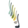 Joseph Joseph Nest Utensils Compact Stacking Kitchen Tool Set with Magnetic Storage Stand Nylon, 5-piece, Multicolored(Opal)