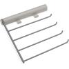Joseph Joseph Orderly Belt, Tie & Scarf Hanging Rail, Closet Wardrobe Accessory Organizer, 4 Rails Rack Storage, 2 Belt Hooks(Belt  Tie  Scarf Rail)