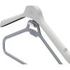 Joseph Joseph Orderly Set of 2 Easy-Grip Pant Hangers, One Clip Design, for Pants and Skirts with Heavy-Duty Rotating Hook(Long Garment)