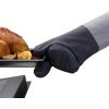 Joseph Joseph Pinch Easy Grip Silicone Oven Glove, Precise Grip, Heat-Resistant up to 482°F, Comfortable Cuff with Hanging Hole, Machine Washable, Right Hand Only(Single)