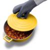 Joseph Joseph Pinch Easy Grip Silicone Oven Glove, Precise Grip, Heat-Resistant up to 482°F, Comfortable Cuff with Hanging Hole, Machine Washable, Right Hand Only(Single)