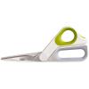 Joseph Joseph PowerGrip Kitchen Shears Scissors with Thumb Grip and Herb Stripper Separates for Cleaning Japanese Stainless-Steel, White/Green
