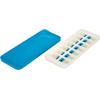Joseph Joseph QuickSnap Ice Cube Tray with Cover Lid Easy-Release No-Spill Stackable Odor-Free Dishwasher Safe, Green(White/Blue)