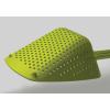 Joseph Joseph Scoop Plus Colander, Spoon Drainer/Strainer, Scoop, Drain and Serve, heat resistant up to 200°C (392°F), Dishwasher safe, Large, Black(Green)