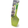 Joseph Joseph Scoop Plus Colander, Spoon Drainer/Strainer, Scoop, Drain and Serve, heat resistant up to 200°C (392°F), Dishwasher safe, Large, Black(Green)