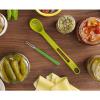 Joseph Joseph Scoop & Pick Jar Spoon and Fork Set, Plastic, Green