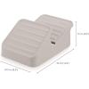 Joseph Joseph Shoe-In 2-Tier Space-saving Shoe Rack Organiser, holds up to 6 pairs, Ecru(Small)