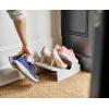 Joseph Joseph Shoe-In 2-Tier Space-saving Shoe Rack Organiser, holds up to 6 pairs, Ecru(Small)