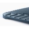 Joseph Joseph SinkShield Sink Saver Mat with Removable Draining Plug, Non-Slip, Quick Drainage, Large, Anthracite(Large)
