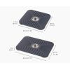 Joseph Joseph SinkShield Sink Saver Mat with Removable Draining Plug, Non-Slip, Quick Drainage, Large, Anthracite(Regular)