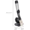 Joseph Joseph SinkTech Refillable Soap-Dispensing Dish Brush with Stainless Steel Storage Stand Drip Tray(Soap dispensing Brush with Stand)