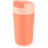 Joseph Joseph Sipp™ Travel Coffee Mug with Flip-top Cap – 340 ml (12 fl. oz) – Blue(Coral)