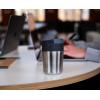 Joseph Joseph Sipp™ Travel Coffee Mug with Flip-top Cap – 340 ml (12 fl. oz) – Blue(Stainless Steel)