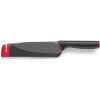 Joseph Joseph Slice & Sharpen 6″ Chef’s Knive and 3.5″ Paring Knife with Sharpening Protective Sheaths, Black
