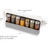 Joseph Joseph Spice Rack Organizer – Under-Shelf Kitchen Cabinet Storage Solution for Spices, Grey(One-size)