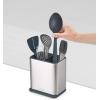 Joseph Joseph Surface Sink Caddy Stainless Steel Sponge Holder Organizer Tidy Drains Water for Kitchen, Small, Silver(Utensil Pot)