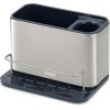 Joseph Joseph Surface Stainless Steel Caddy Sink Area Organizer and Sponge Holder, Stone(Gray)