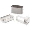 Joseph Joseph Surface Stainless Steel Caddy Sink Area Organizer and Sponge Holder, Stone(Light Stone)