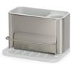 Joseph Joseph Surface Stainless Steel Caddy Sink Area Organizer and Sponge Holder, Stone(Light Stone)
