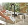 Joseph Joseph Surface Stainless Steel Caddy Sink Area Organizer and Sponge Holder, Stone(Light Stone)
