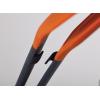 Joseph Joseph Turner Tongs, Ergonomic Silicone Tongs, Locks for compact storage, Dishwasher safe – Grey/Orange