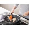 Joseph Joseph Turner Tongs, Ergonomic Silicone Tongs, Locks for compact storage, Dishwasher safe – Grey/Orange