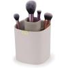 Joseph Joseph 75005 Viva Makeup Cosmetic Storage Organizer with Drawer, Large with Mirror, Shell, Cream(Brush Pot)