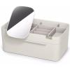 Joseph Joseph 75005 Viva Makeup Cosmetic Storage Organizer with Drawer, Large with Mirror, Shell, Cream(Large Organiser)