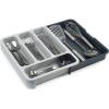 Joseph Joseph 85042 DrawerStore Expandable Cutlery Tray, Gray(Dark Gray)