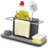 Joseph Joseph 85070 Sink Caddy Kitchen Sink Organizer Sponge Holder Dishwasher-Safe, Large, Gray(Grey)