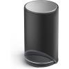 Joseph Joseph Arc 10L/2.6 Gallon Slimline Pedal Bin with Easy Push Pedal, Liner Pocket, Soft-Close Lid, Fingerprint-Proof, Removable Inner Bucket, Carbon Black(Black)
