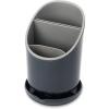 Joseph Joseph Dock Cutlery Drainer and Organizer, Dark Grey/Grey