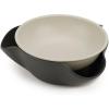 Joseph Joseph Double Dish Pistachio and Snack Serving bowl with Food Waste Compartment, BPA-Free – Grey(Gray)