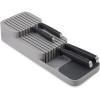 Joseph Joseph DrawerStore Knife Organizer, holds up to 9 knives, Kitchen Organization & Drawer Storage – Compact, Grey