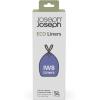 Joseph Joseph Eco IW9 Recycled Bin Liners, Kitchen/Bathroom Trash Bags, Tie Tape Drawstring, Extra Strong, 20-Pack, 10L/2.6 Gallons, Grey(1.3 gallons)